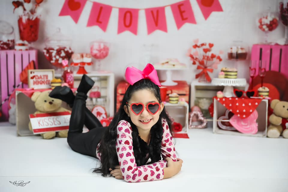 Kate Valentine Sweet Shoppe Backdrop designed by Arica Kirby - Kate Backdrop