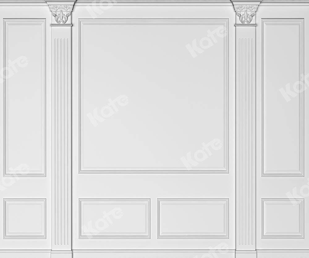 Witte Plaster Wall Backdrop Binnen Ontworpen door Chain Photography