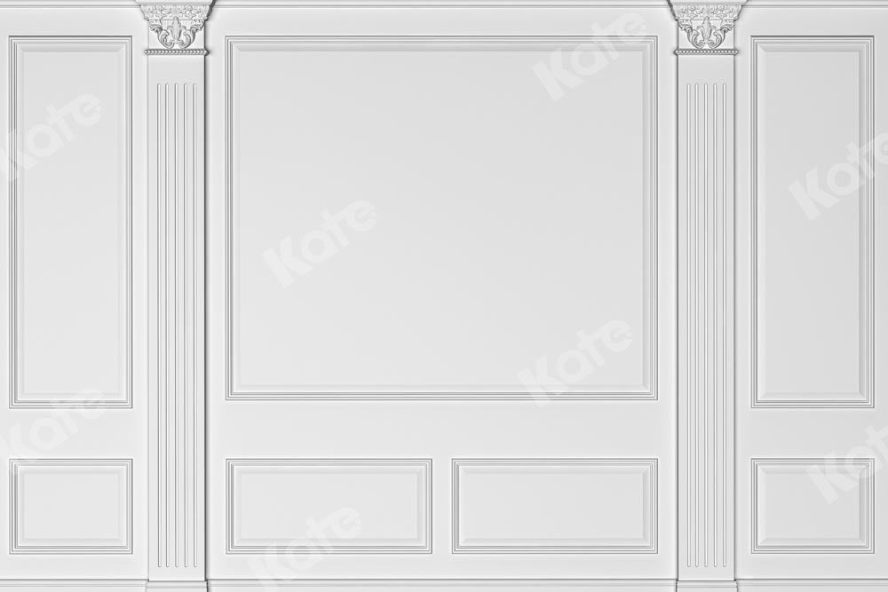 Witte Plaster Wall Backdrop Binnen Ontworpen door Chain Photography