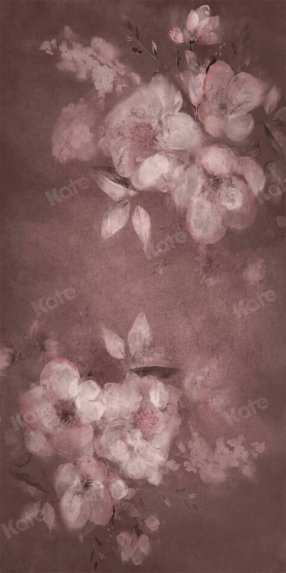 Kate Abstract Flower Backdrop Hand Painted Texture Designed by GQ - Kate Backdrop