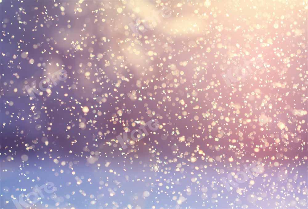 Kate Bokeh Winter Backdrop New Year Falling Snow Designed by Chain Photography