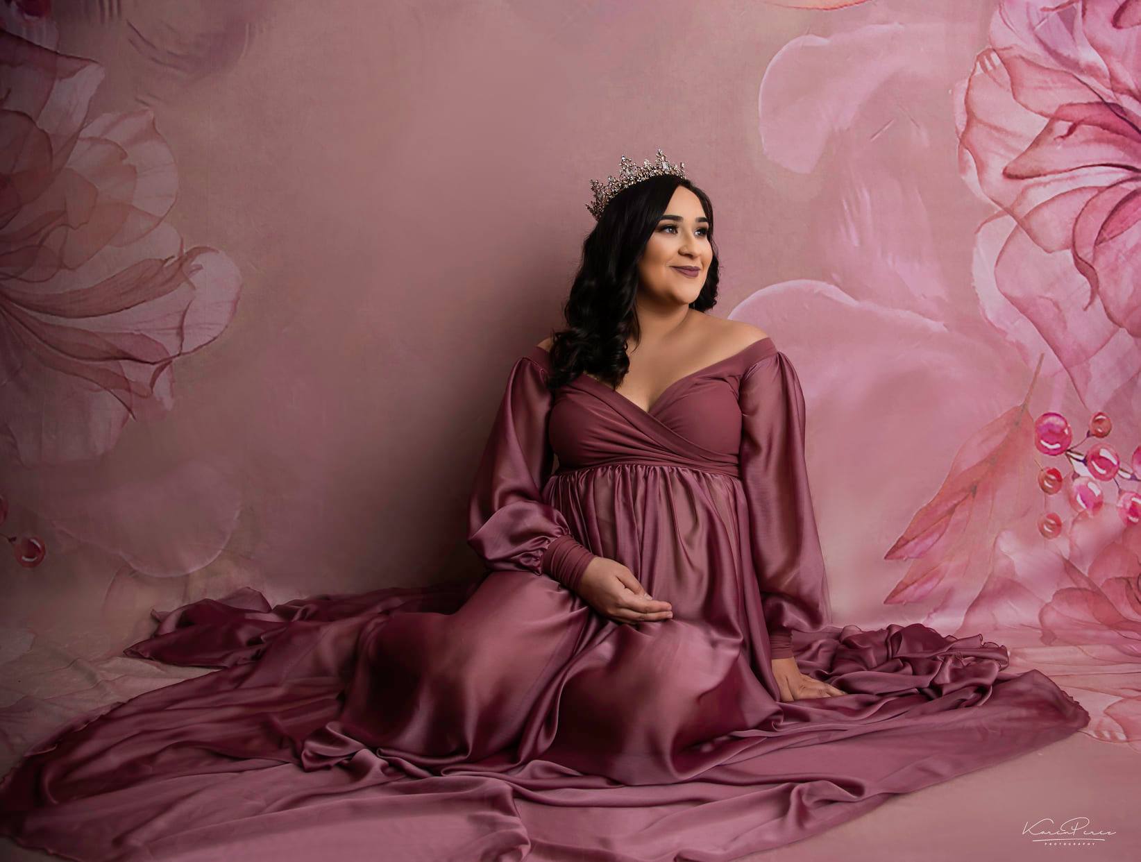 Kate Fine Art Floral Blurry Pink Backdrop Designed by GQ - Kate Backdrop