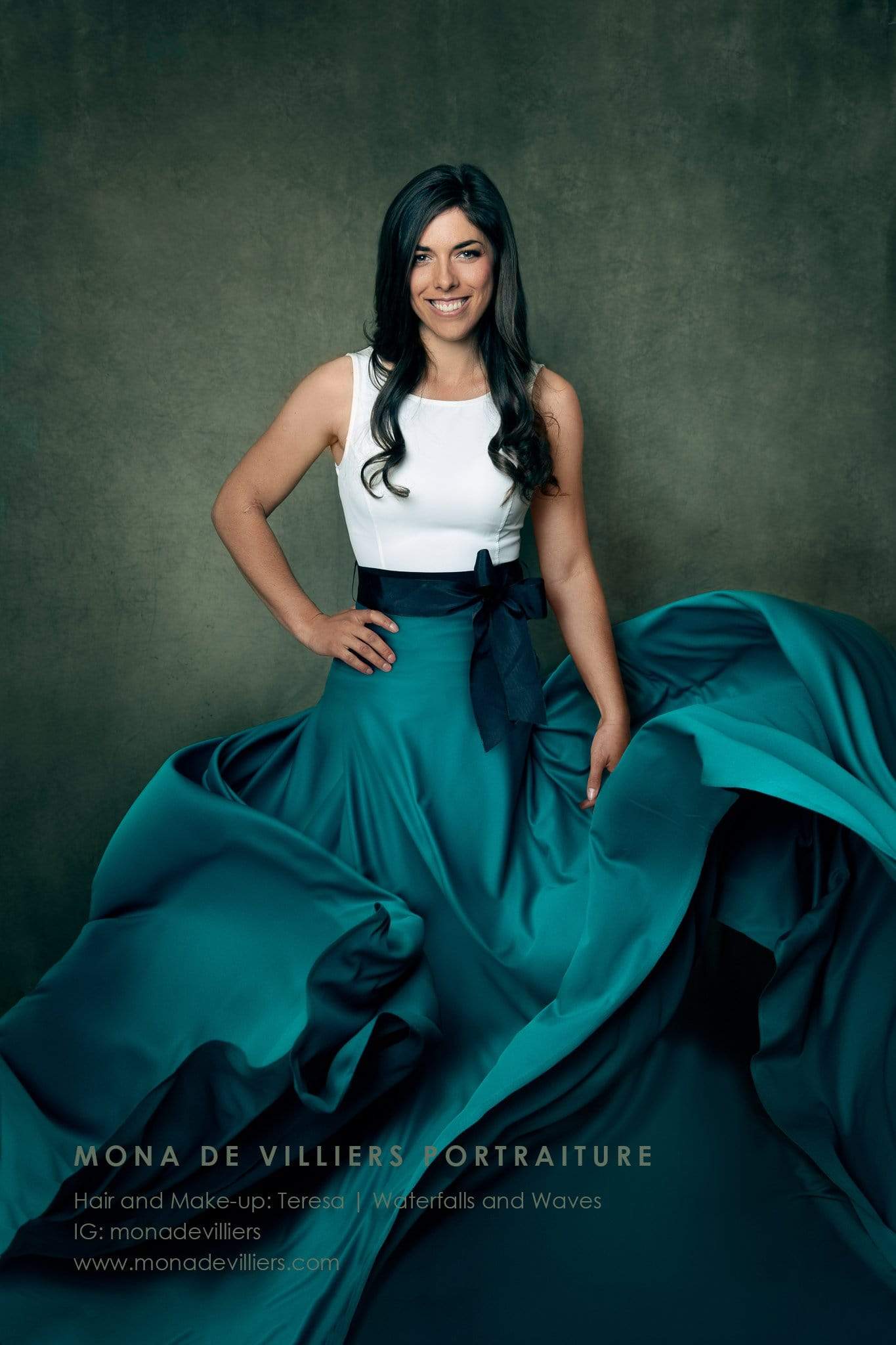 Kate Cold Dark Olive Green Texture Abstract Background Photos Backdrop - Katebackdrop