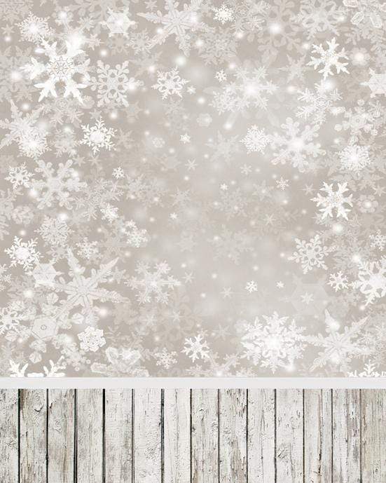 Katebackdrop鎷㈡綖Kate Sliver star snowflake Background Children Holiday Christmas Photography Backdrop US