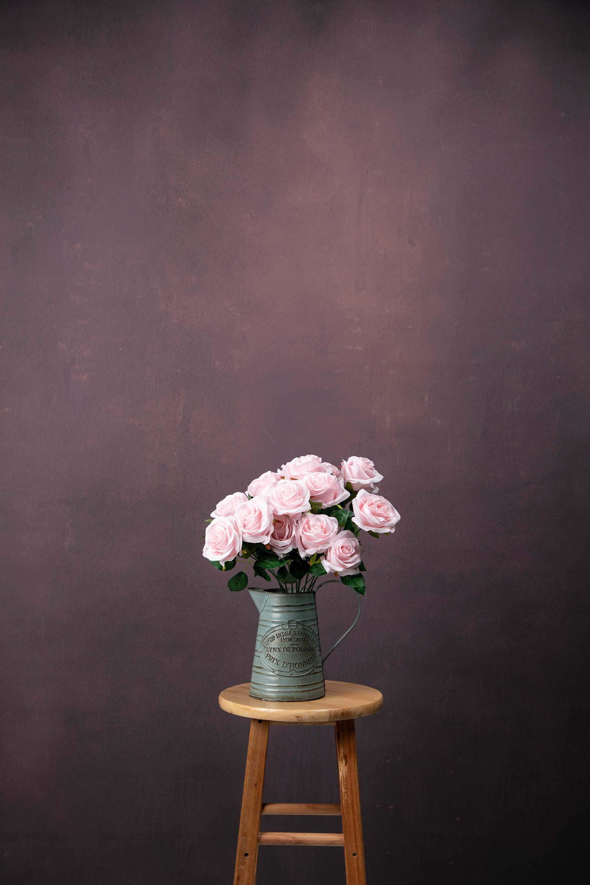 Katebackdrop£ºKate Dark Brownish Texture Abstract Background Hand Painted Canvas Backdrop