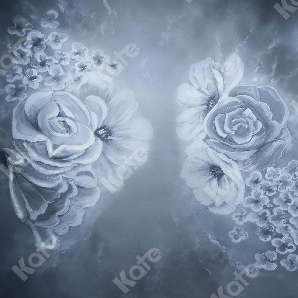 Kate Fine Art Florals Denim/Blue Backdrop Portrait Photography - Kate Backdrop