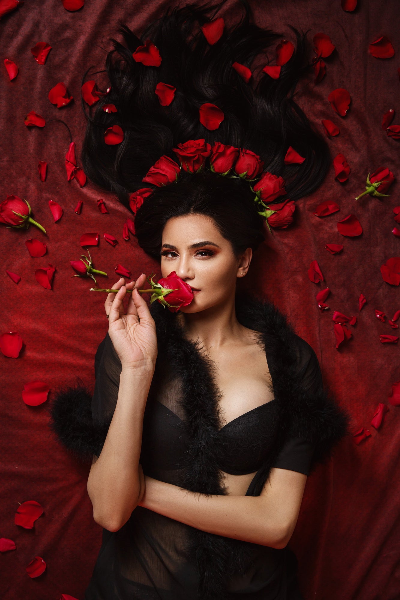 Kate Dark Red Wine / Fine Art Solid Tones Collapsible Backdrop Photography 5X6.5ft(1.5x2m) - Kate Backdrop