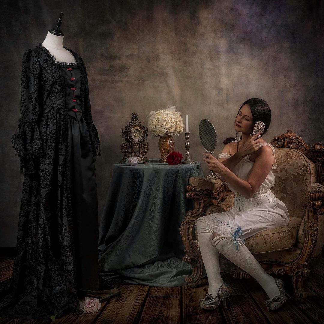 Kate Dark Brown Abstract Texture/Silver Gray Texture Collapsible Backdrop Photography 5X6.5ft(1.5x2m) - Kate Backdrop