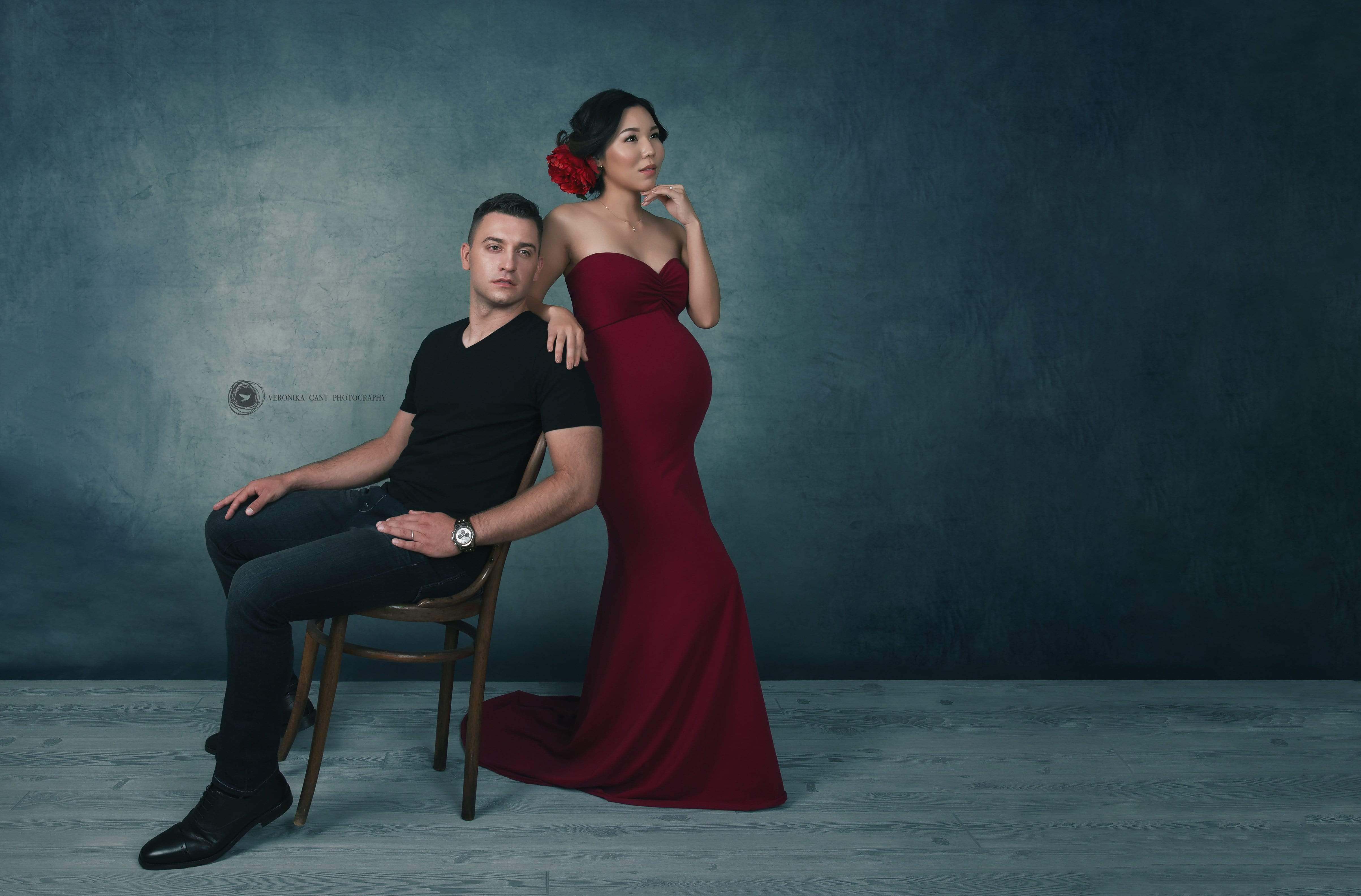 Katebackdrop鎷㈡綖Kate Cold Tones Of Gray And Little Green Light Abstract Textured Backdrop US