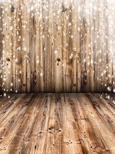 Kate Light Brown Wood Children Christmas Photography Backdrop - Katebackdrop