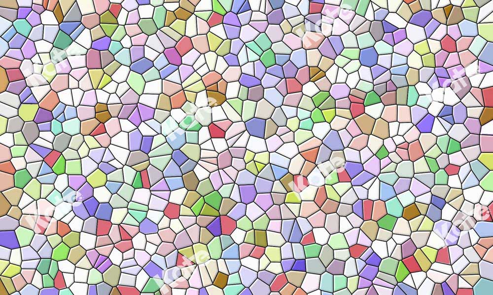 Kate Multicolor Art Stitching Rubber Floor Mat