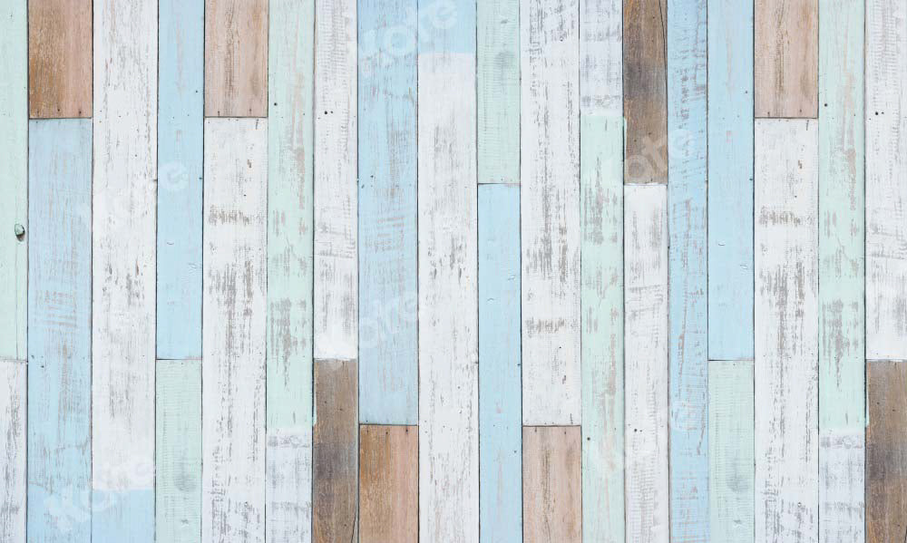 Textura de Madera Azul Claro Para Tapete de Piso de Goma