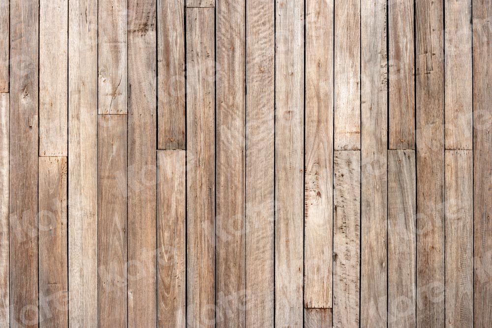 Lichtbruine houten rubberen vloermat