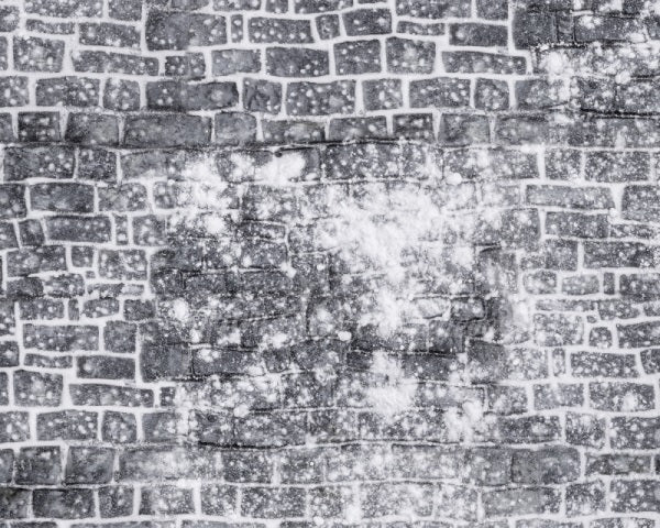 Kate Gray Snow Cobblestone Ground Floor Mat for Photography designed by Mini MakeBelieve