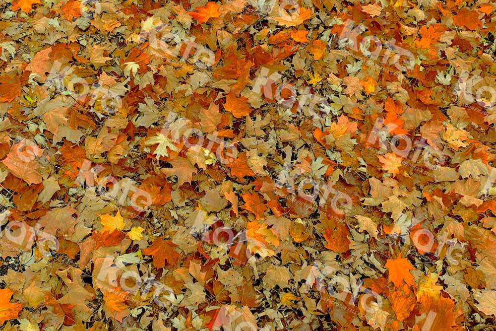 SALE RTS Kate Autumn Fallen Leaves Rubber Floor Mat (US ONLY)