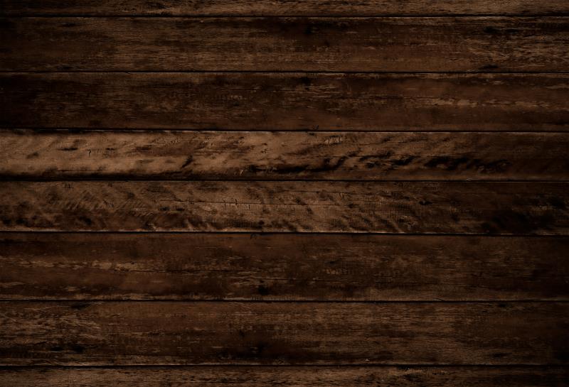 SALE RTS Kate Dark Brown Wood Grain Rubber Floor Mat (US ONLY)