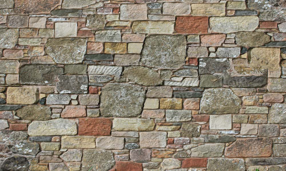 Kleurrijk stenen rubberen vloermat