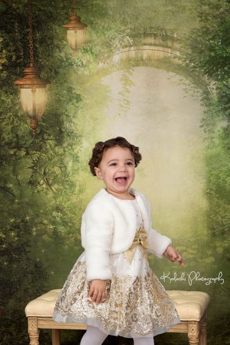 Kate Spring Green Dreamlike Fairytale Backdrops for Photoshoot - Kate Backdrop