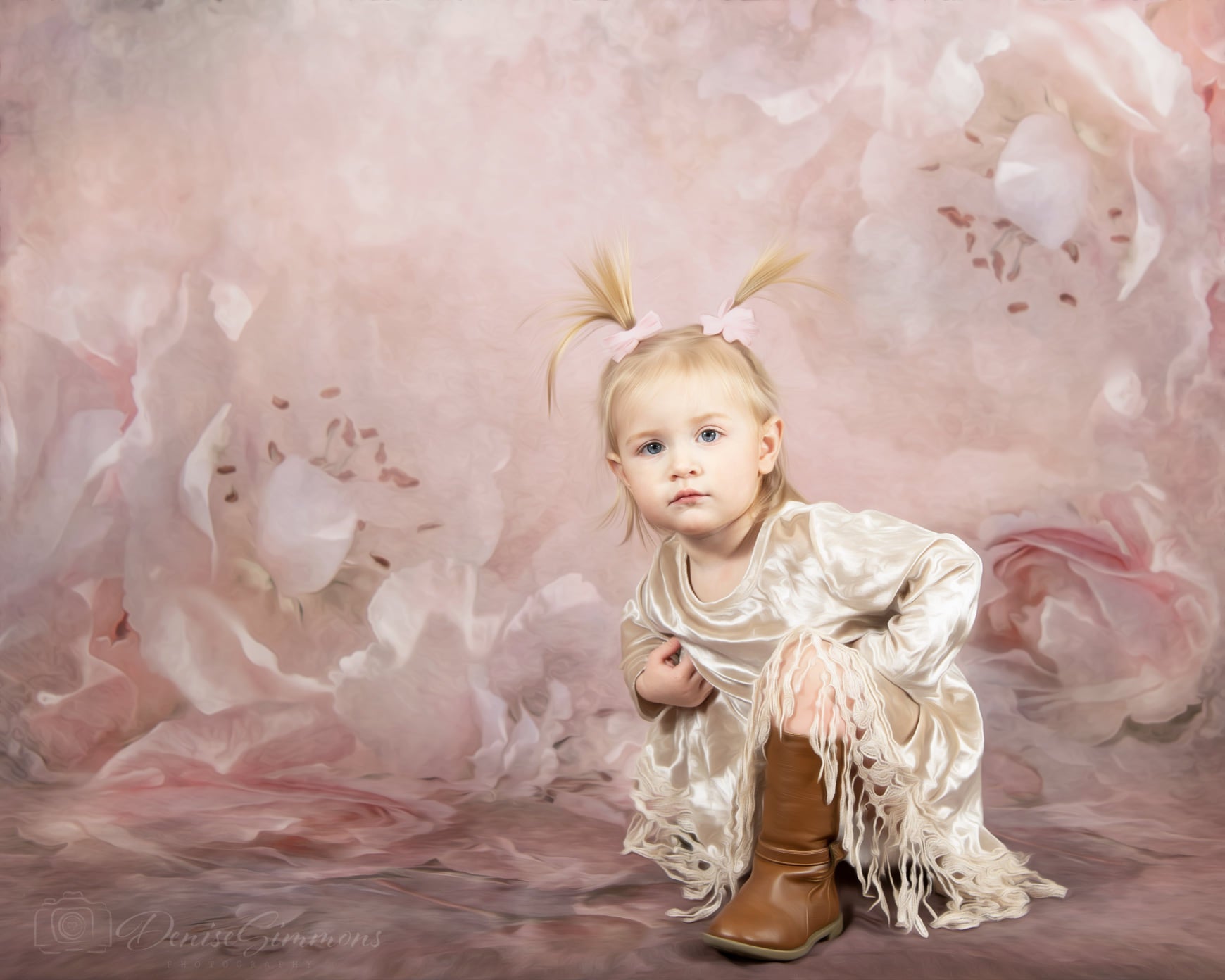 Kate Fine Art Retro Florals Roses Backdrop Designed by Kate Image - Kate Backdrop