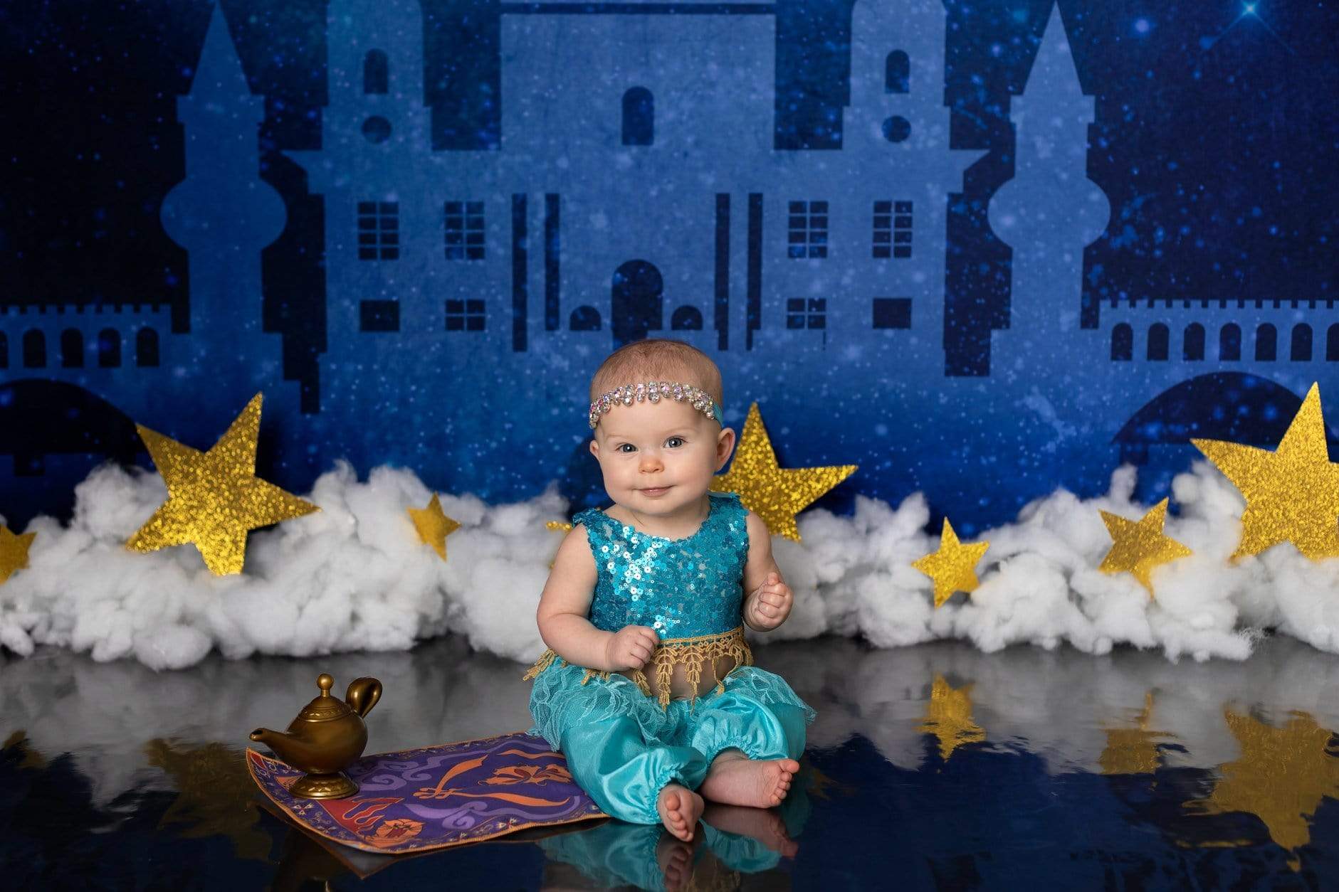 Katebackdrop£ºKate Castle Starry Sky Backdrop for Children Photography Designed By Jerry_Sina