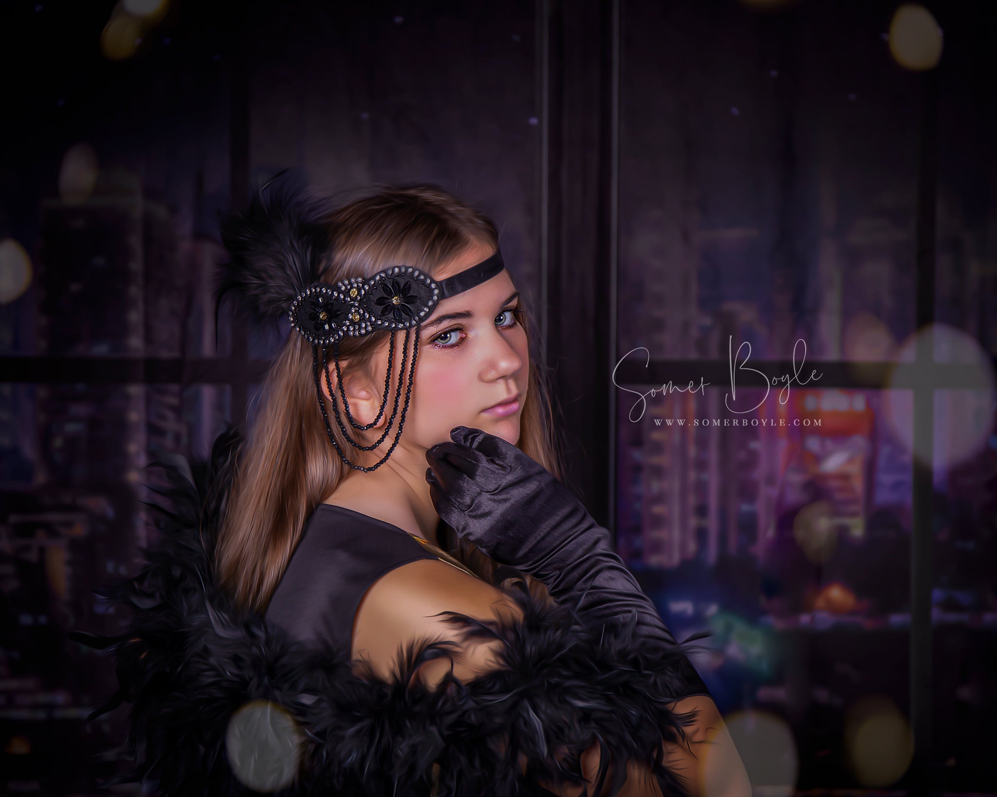 Kate Boudoir City Night Backdrop for Photography - Kate Backdrop