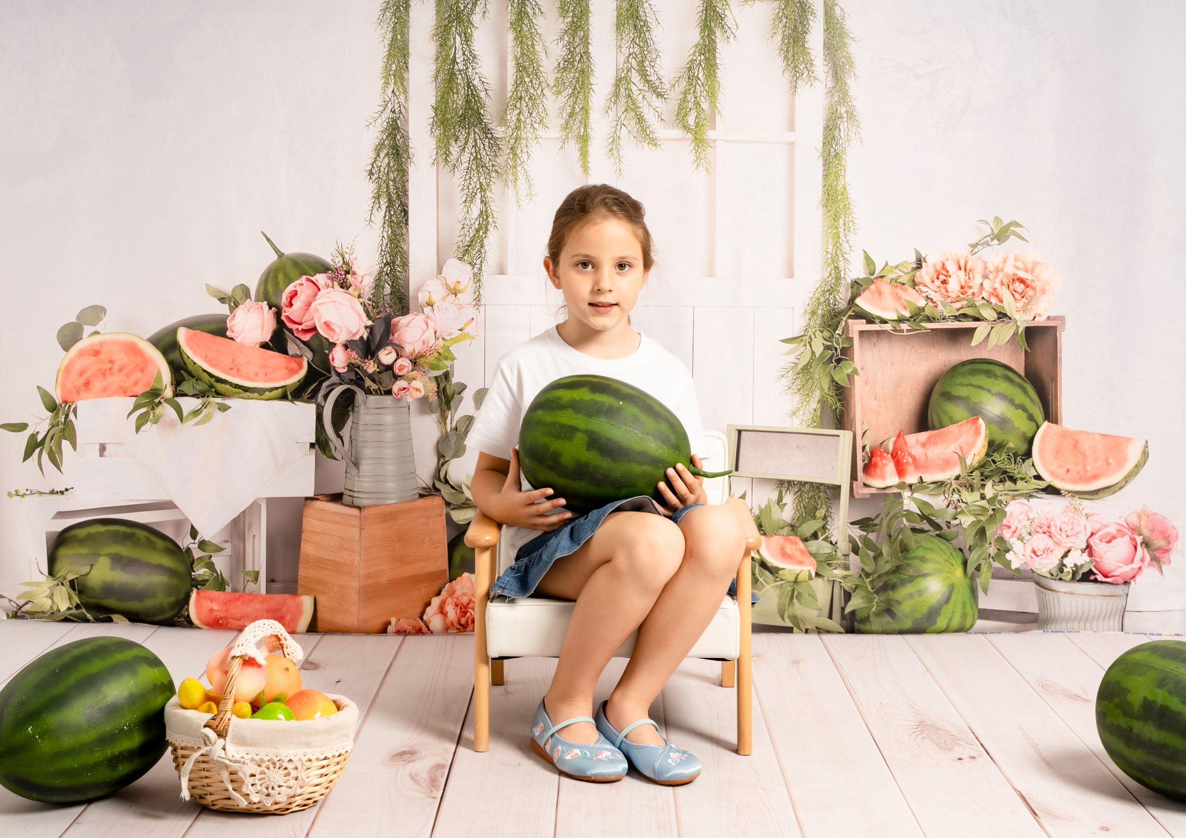 Kate Summer Watermelon Time Backdrop Designed by Jia Chan Photography - Kate Backdrop
