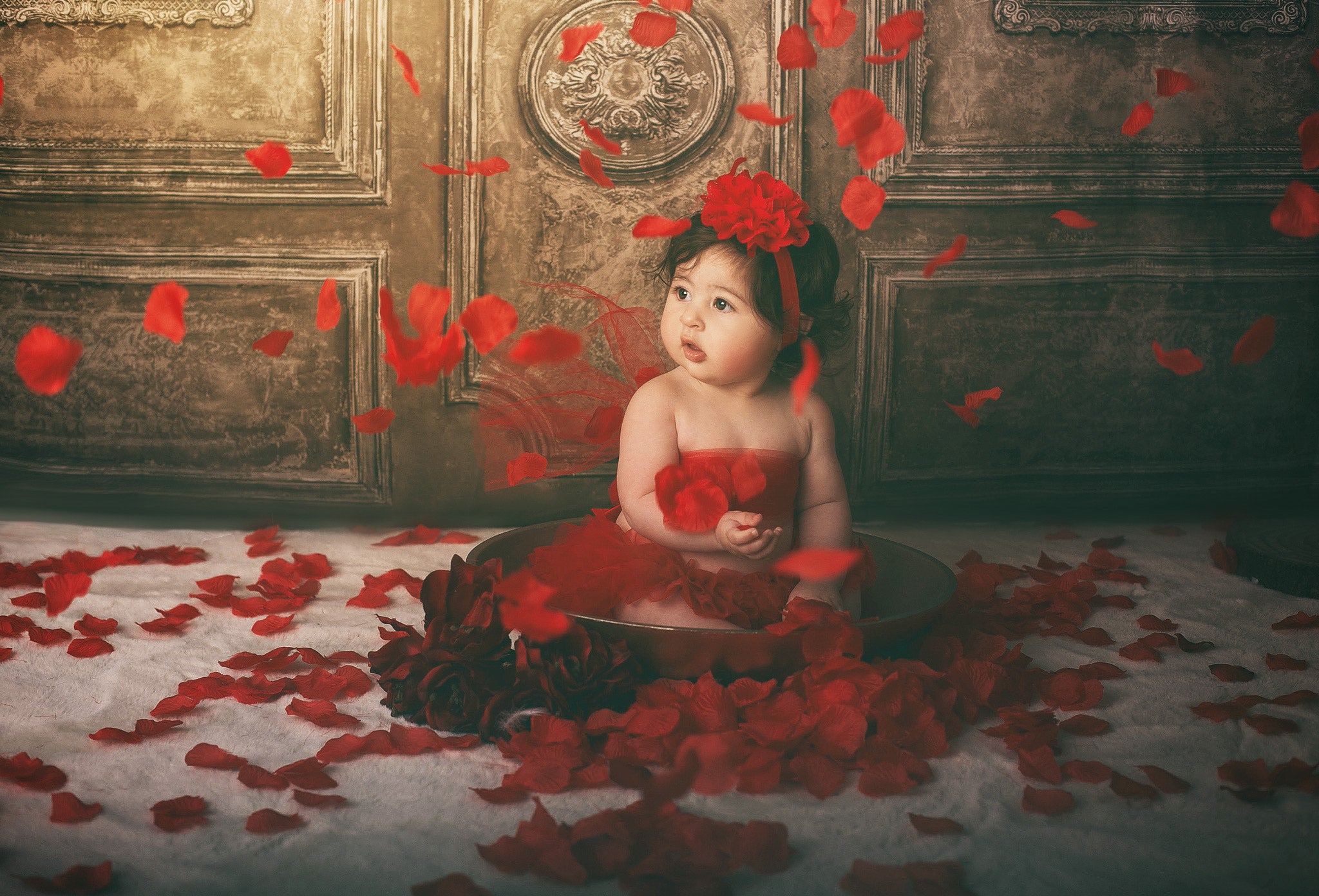 Kate Light Brown Retro Wall Backdrop Designed by Chain Photography - Kate Backdrop