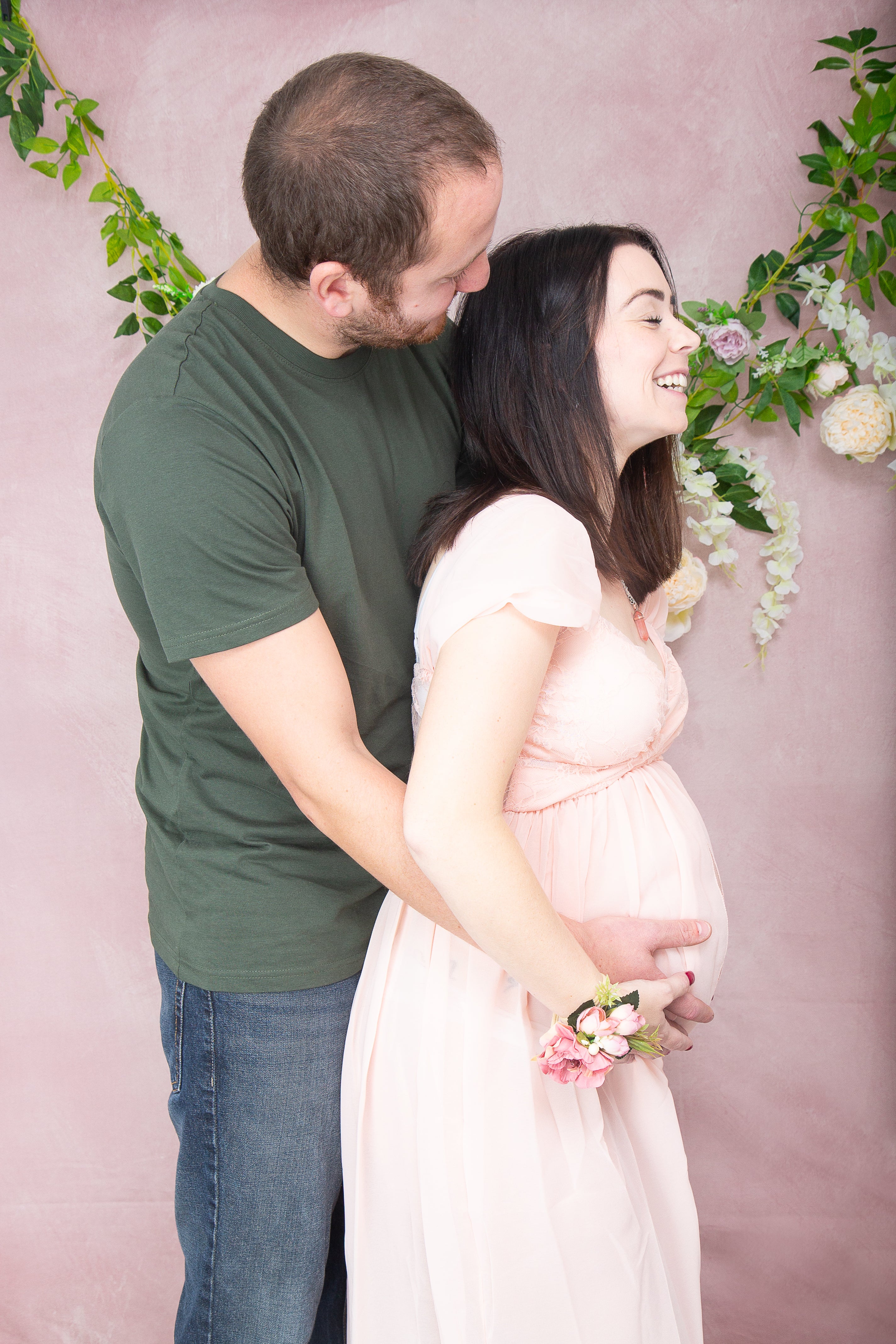 Kate Fine Art Pink Tones Abstract Texture Backdrop designed by Veronika Gant - Kate Backdrop