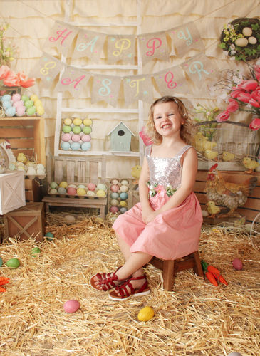 Kate Colorful Eggs Happy Easter Backdrop for Photography - Kate Backdrop
