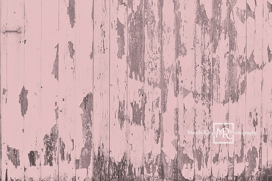 Kate Shabby Pink Barn Wood Backdrop Designed by Mandy Ringe Photography - Kate Backdrop