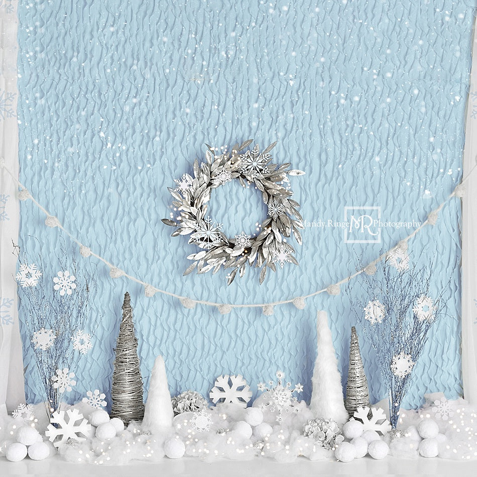 Kate Winter Onederland Snowflake Backdrop Designed By Mandy Ringe Photography - Kate Backdrop