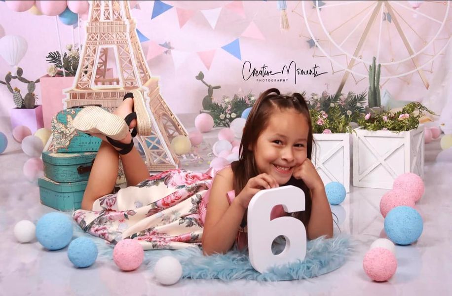 Kate Children Travel Around the World Cake Smash Backdrop for Photography - Kate Backdrop