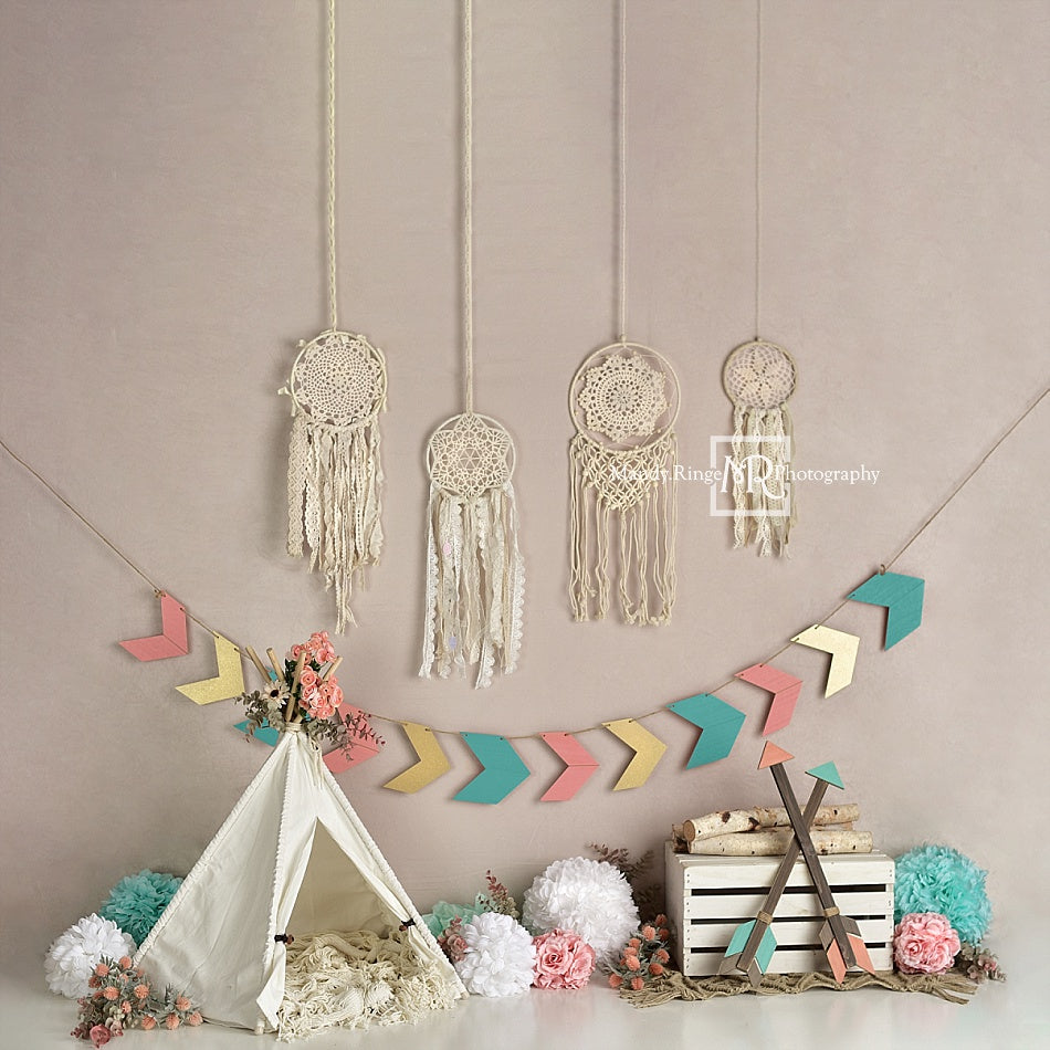 Kate Wild Boho Girl Birthday/mother's Day Backdrop Designed By Mandy Ringe Photography - Kate Backdrop