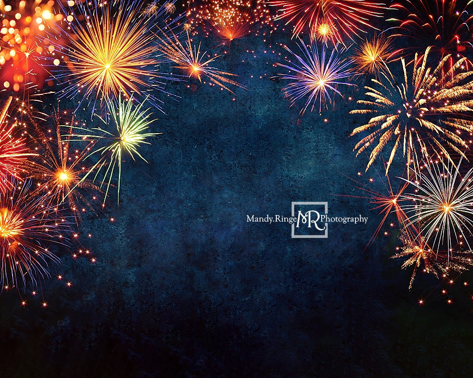Kate Firework Celebration Happy New Year Backdrop Designed By Mandy Ringe Photography