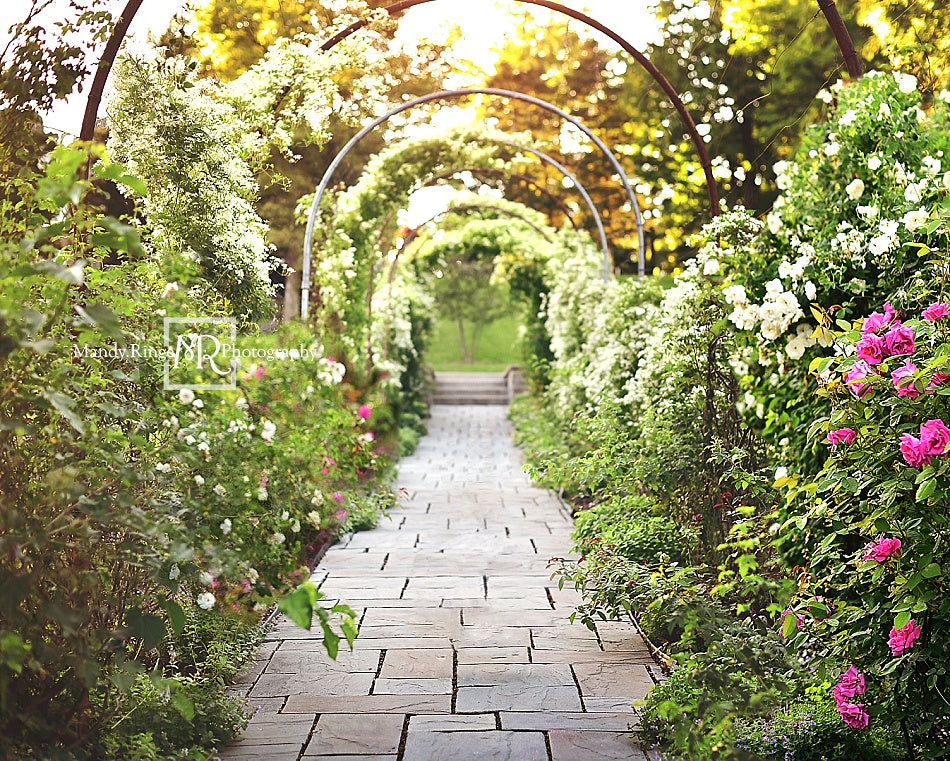 Kate Spring Secret Garden Path Backdrop Designed By Mandy Ringe Photography - Kate Backdrop