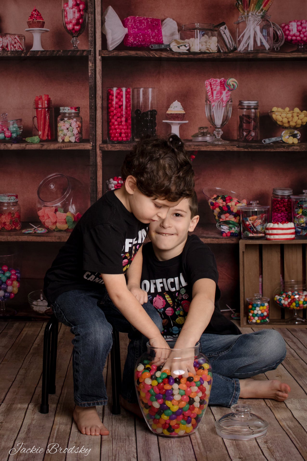 Kate Birthday Backdrop Candy Shoppe for Photography Designed by Arica Kirby - Kate Backdrop