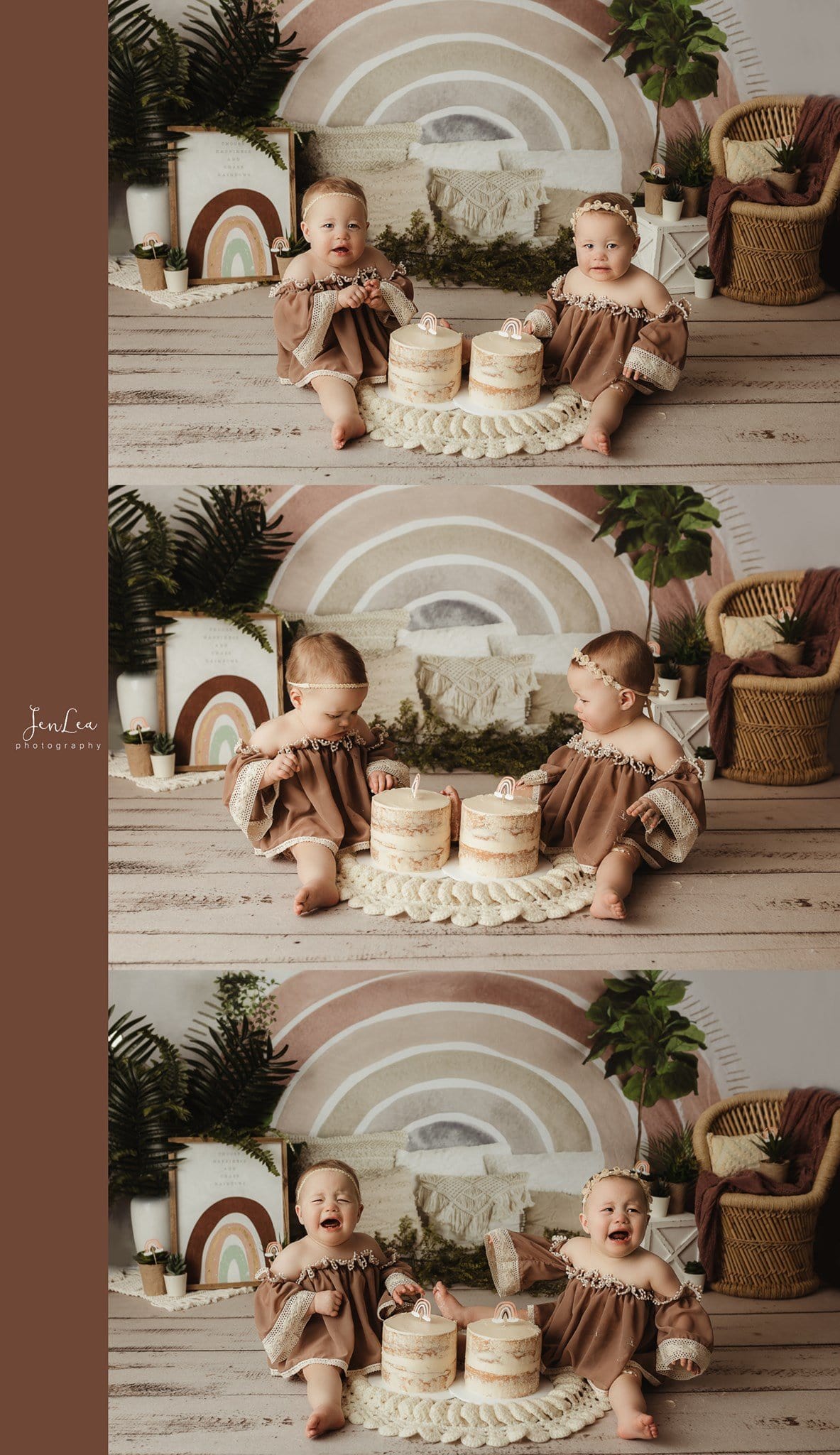 Kate Boho Rainbow Decorated Big Backdrop Designed by Mandy Ringe Photography - Kate Backdrop