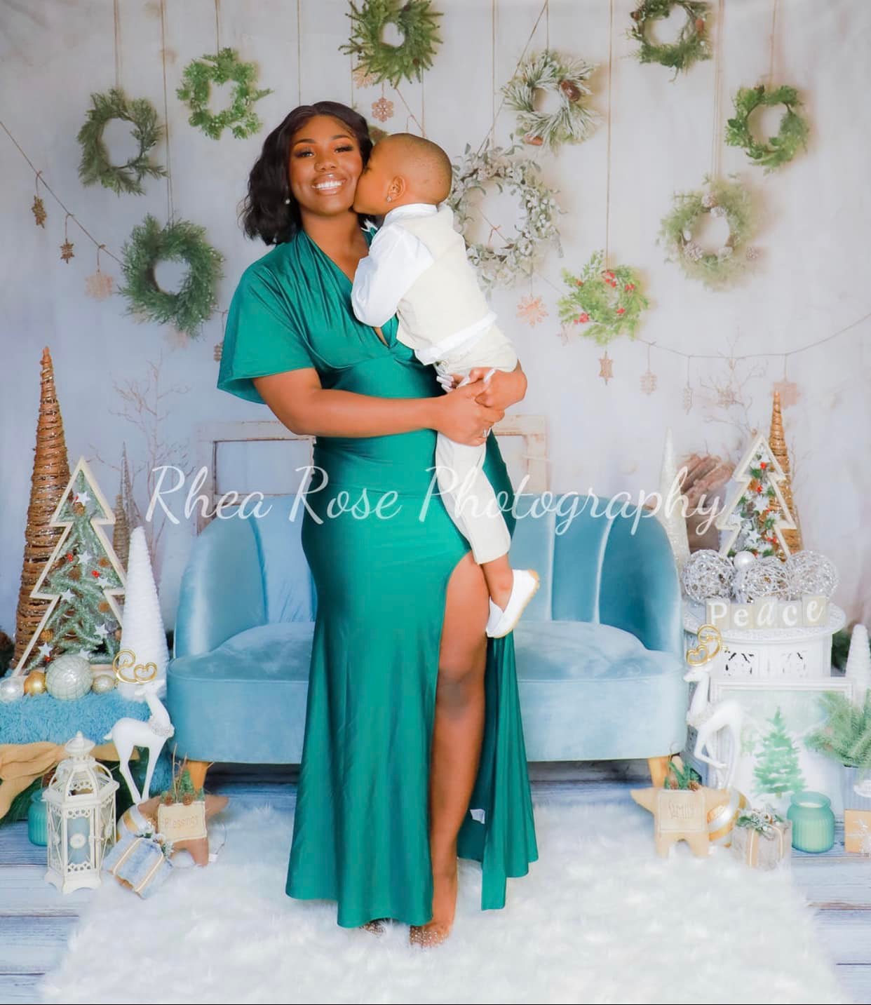 Kate Christmas Rustic Winter Backdrop Designed by Mandy Ringe Photography - Kate Backdrop