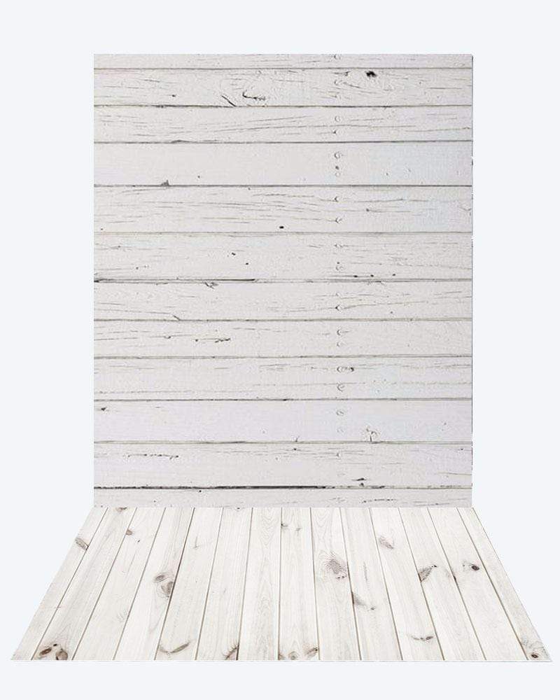 Katebackdrop¡êoKate retro milk wood background + White floor mat