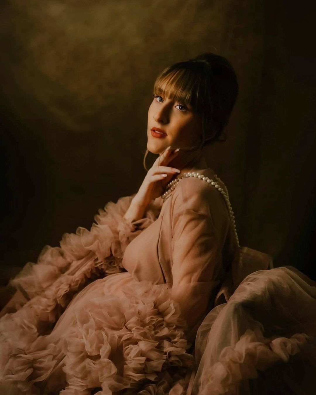 Kate Sweep Backdrop Brown Abstract For Photography - Kate Backdrop