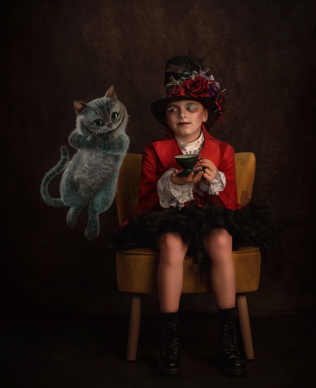 Kate Old Master Abstract Texture Dark Brown Backdrop for Photography - Kate Backdrop