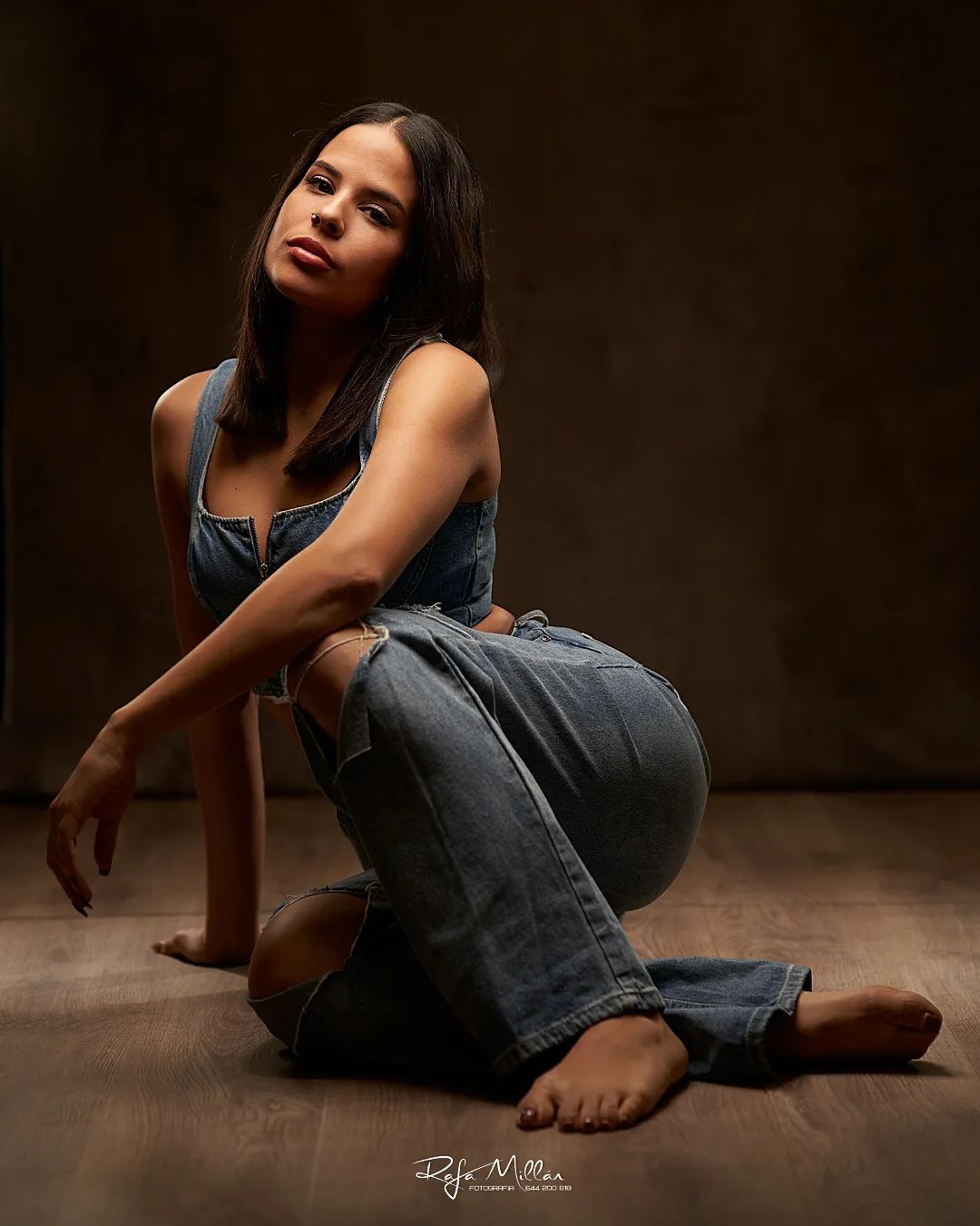 Kate Sweep Backdrop Brown Abstract For Photography - Kate Backdrop