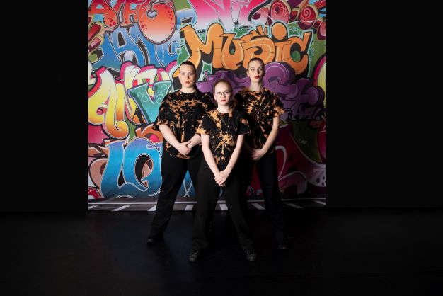 Kate Colored Graffiti Wall Backdrop With Concrete Floor For Photography - Katebackdrop