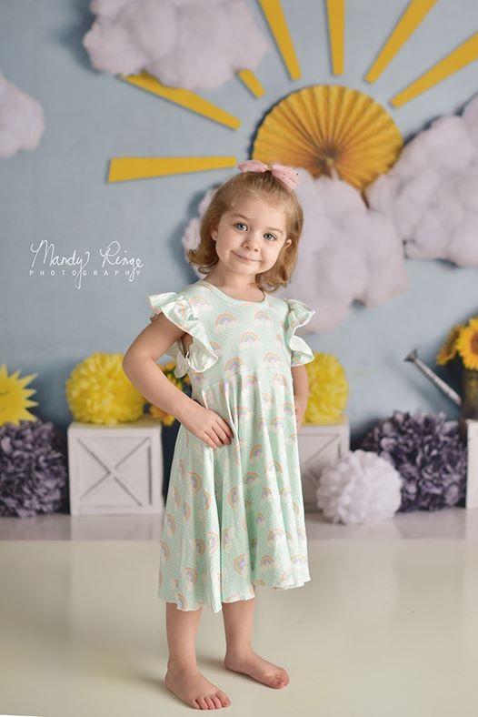 Kate Sunflower you are my Sunshine Children Backdrop Designed By Mandy Ringe Photography - Kate Backdrop