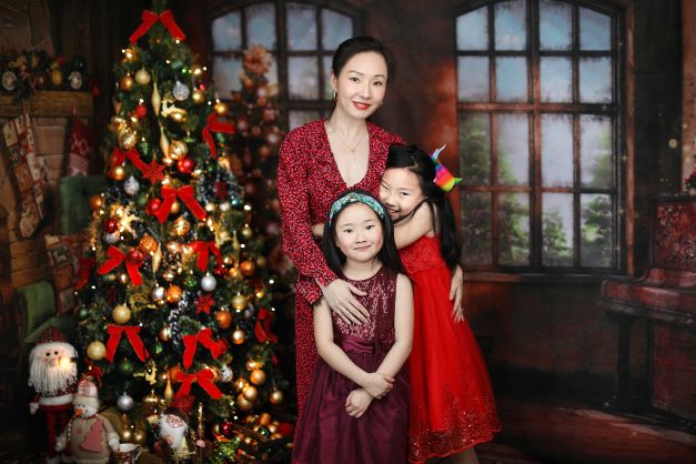 Kate Christmas Tree Photography Backdrop Piano Photo Background - Katebackdrop