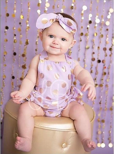 Katebackdrop鎷㈡綖Kate Purple Gold Dots Children Backdrop for Photography Designed by Lisa B