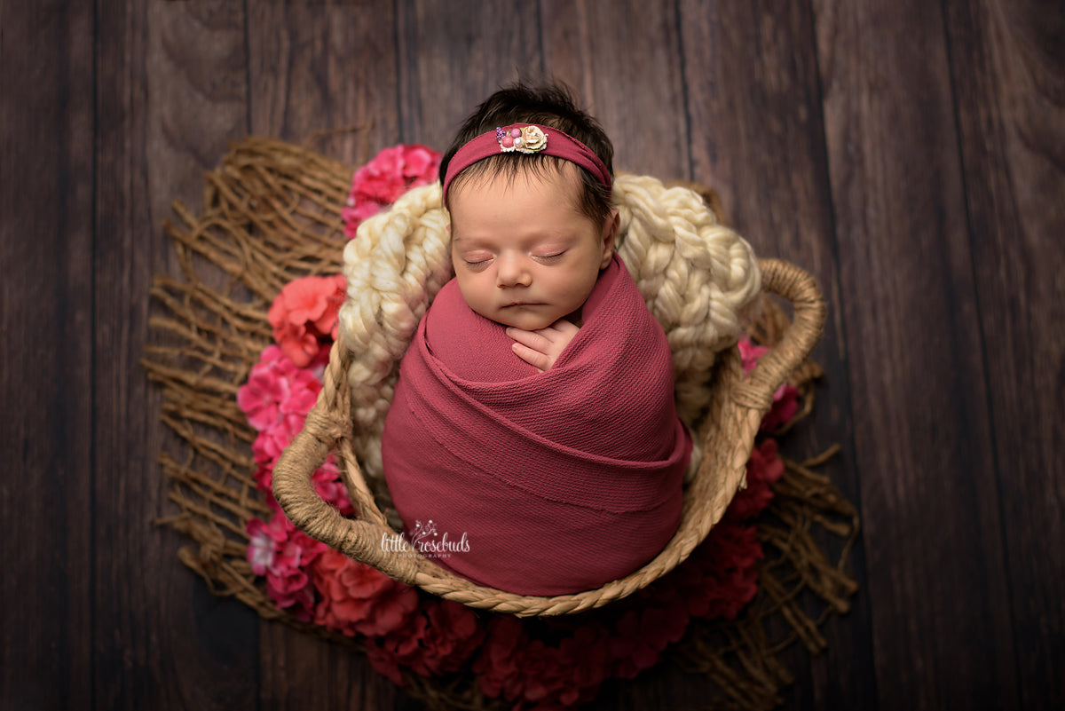 Kate Retro Wood Brown Rubber Floor Mat - Kate Backdrop