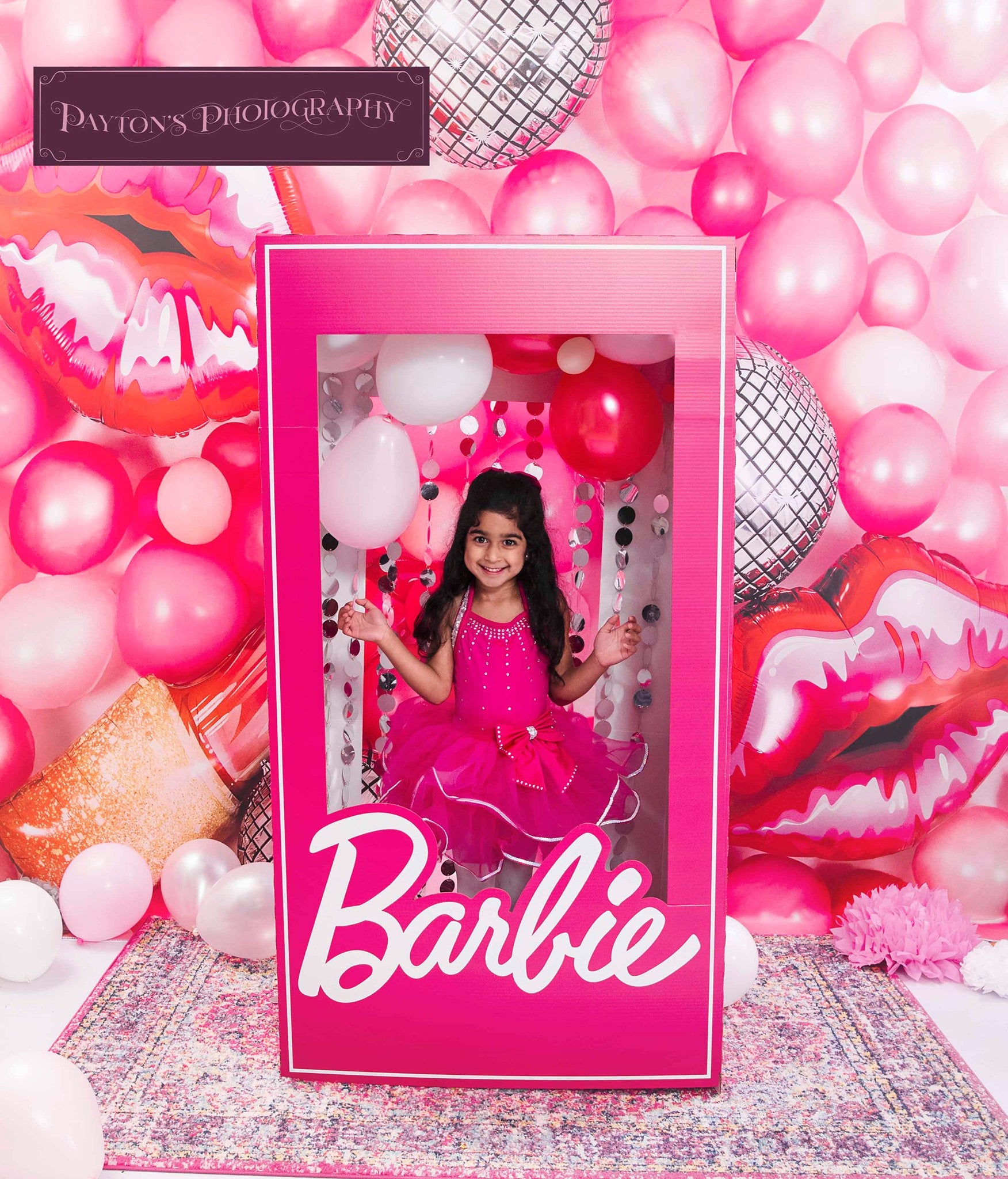 Kate Cake Smash Pink Doll Backdrop Designed by Emetselch - Kate Backdrop