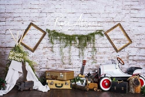 Kate Boys Camping Backdrop Designed By Rose Abbas - Kate Backdrop