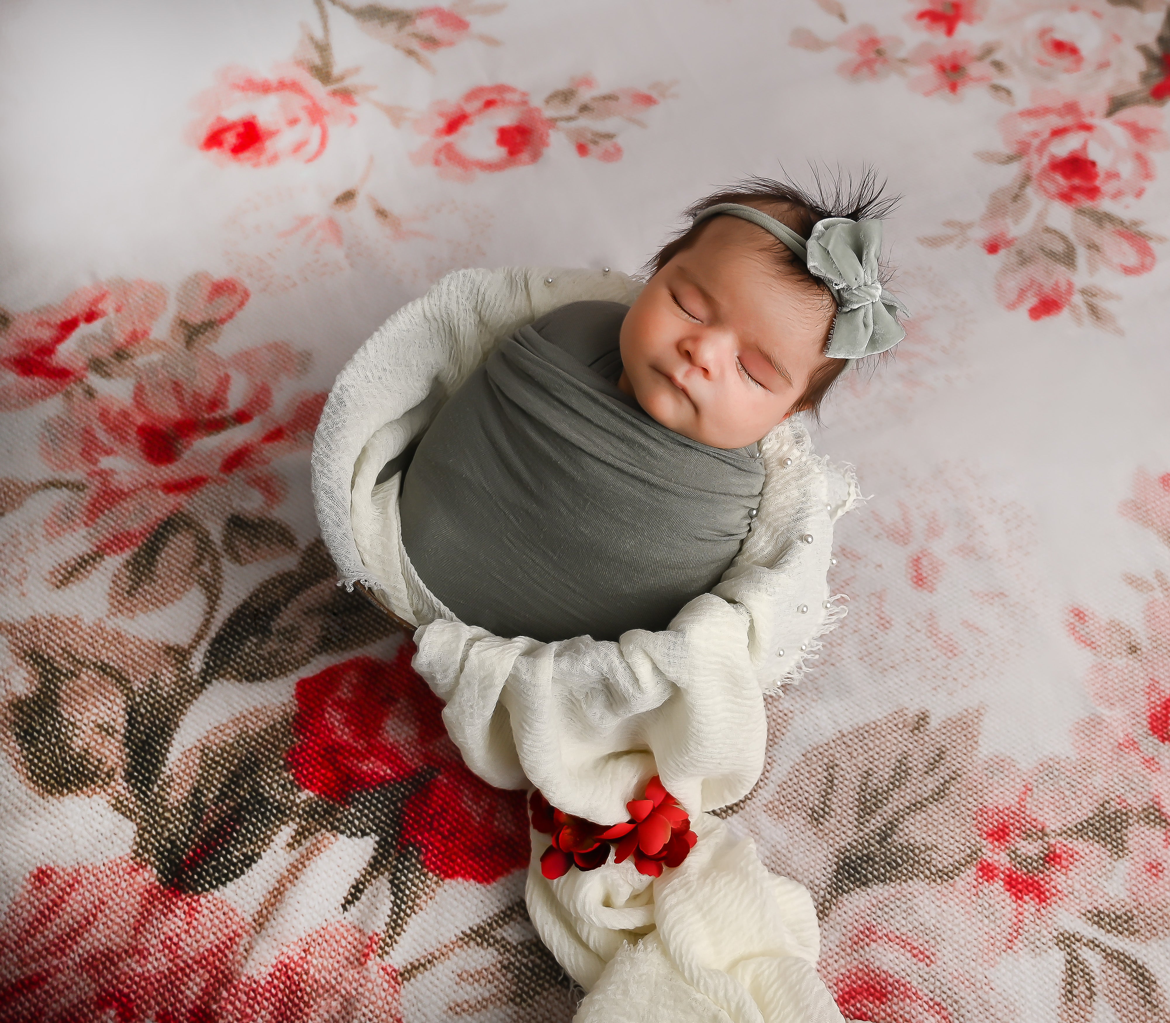 Kate Fine Art Pattern Flower Backdrop for Photography Style - Katebackdrop